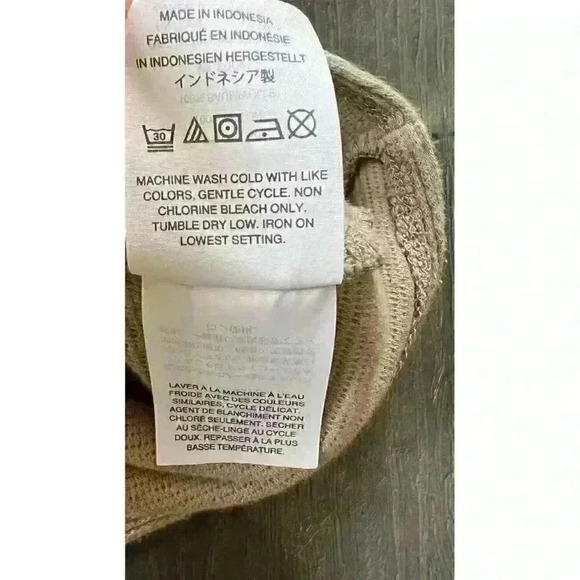 Madewell Tan Sleeveless Tie Front Crop Tank Top - Picture 10 of 10